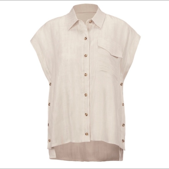 Cabi Boxy Shirt Spring 2021 New Arrivals #5951 Size M - Picture 3 of 9